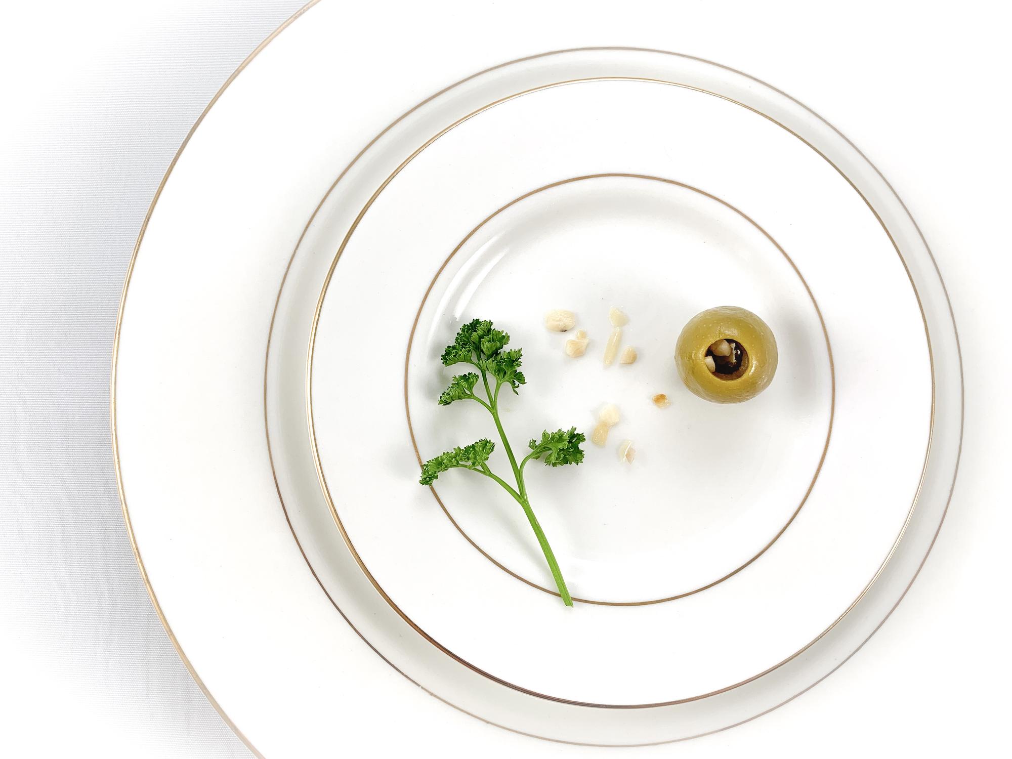 Beispielmenu in Präsentation